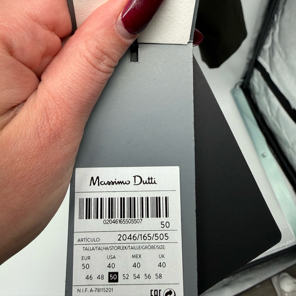 NWT Massimo Dutti Elegant Green Blazer size 40 - Picture 3 of 6